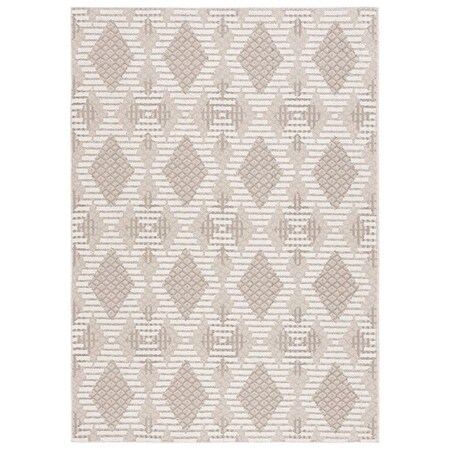 Safavieh 6 ft. 7 in. x 6 ft. 7 in. Global Square Area Rug Beige & Ivory GLB420B-7SQ